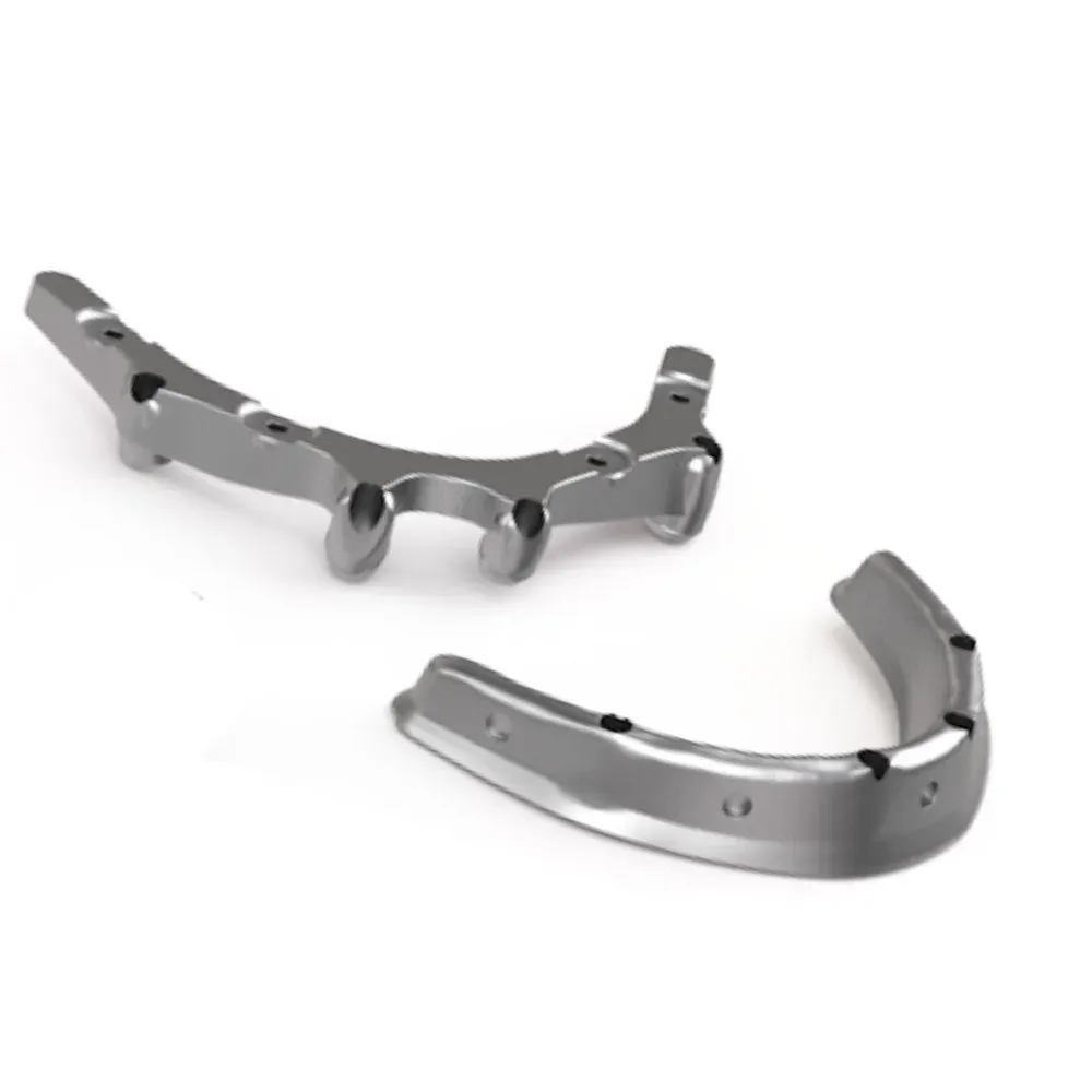 Full-arch implant hybrid prosthesis on multi-unit abutments
